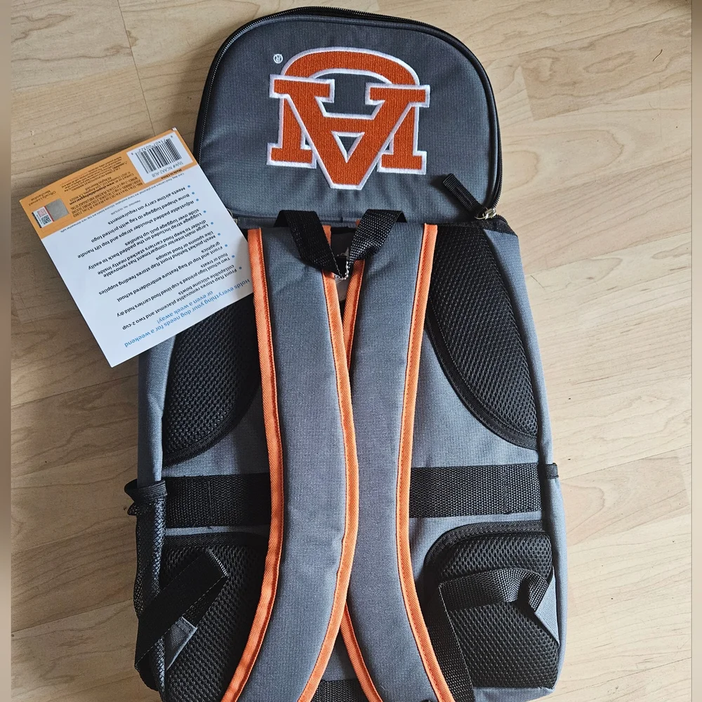 Mobile Dog Gear NCAA AUBURN Dog Luggage Weekender Backpack NWT